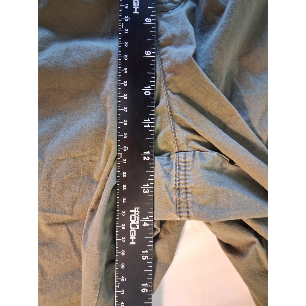 Utility Maurices Cargo Capri Pants Womens size 3x Olive Green Elastic Waist‎ - Picture 11 of 11